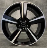 GENUINE AUDI 20” ALLOY WHEELS – E-TRON / A5 / A6 / A8 / Q5 / Q7 – MAT BLACK - Image 5